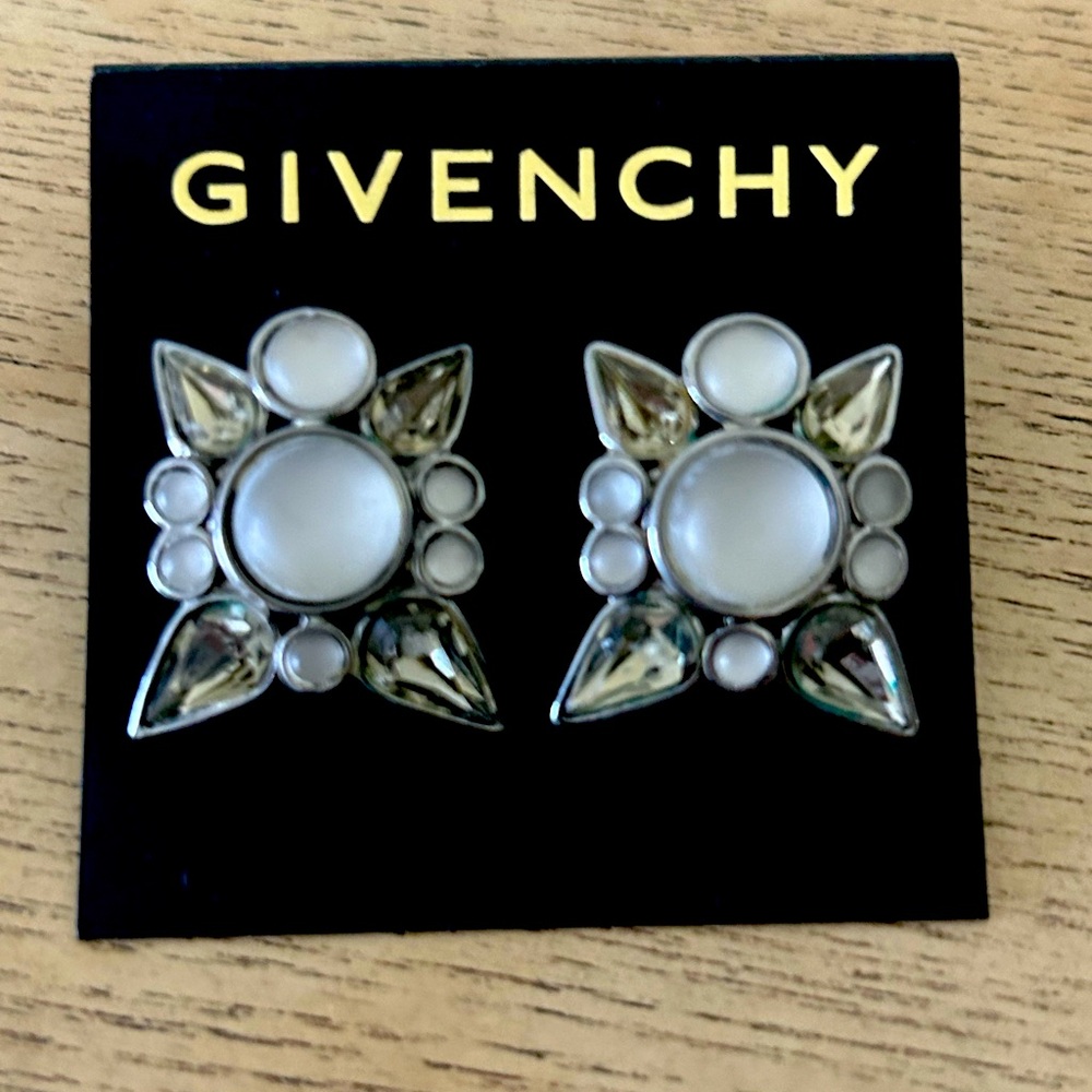 Givenchy Earrings Gun Metal